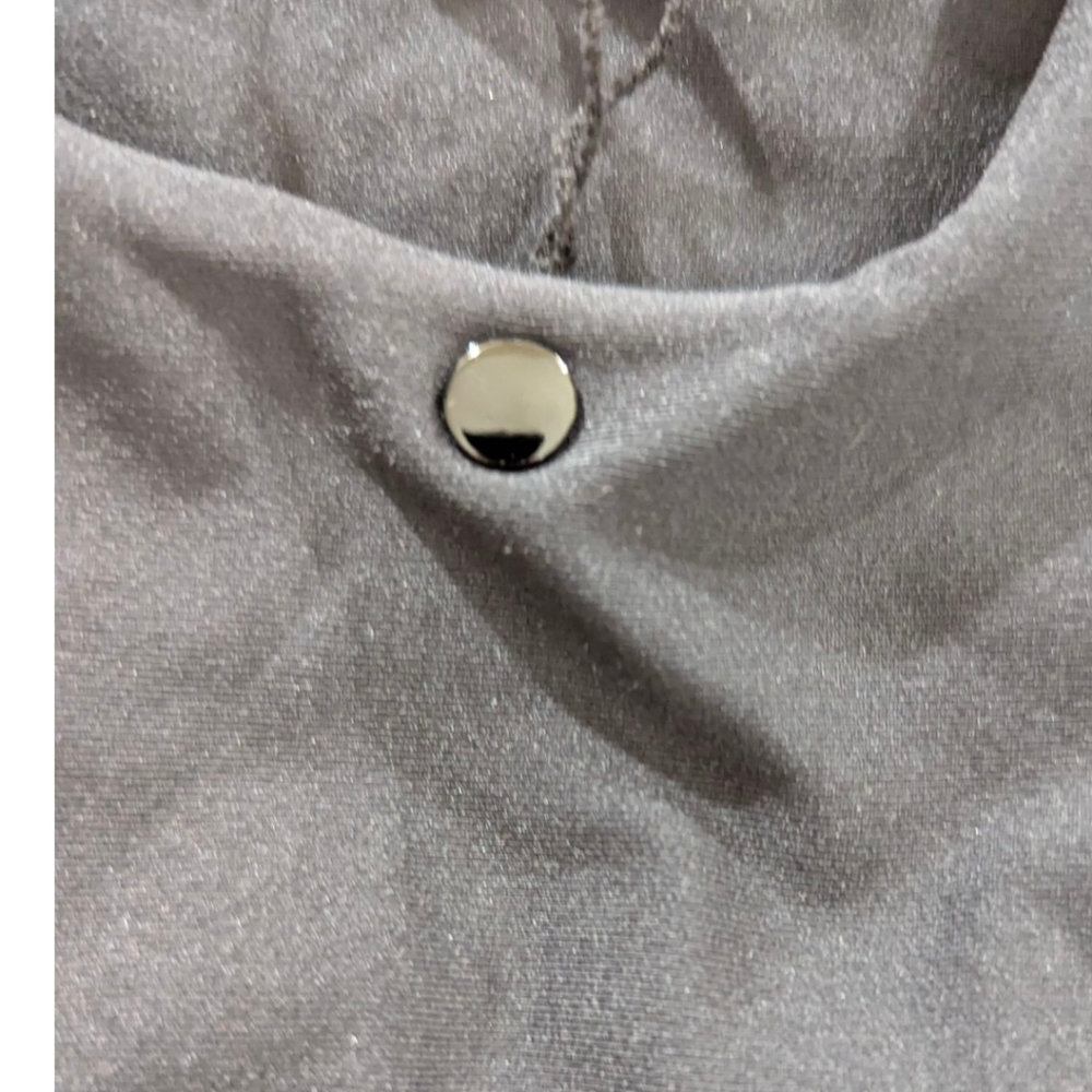 NWOT Volcom BLACK Plunging Open Back One Piece Swimsuit Sz. XXL - Picture 6 of 9